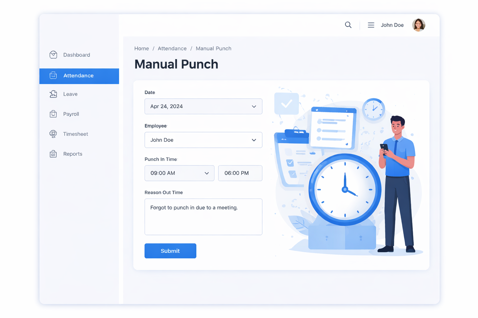 Manual Punch System